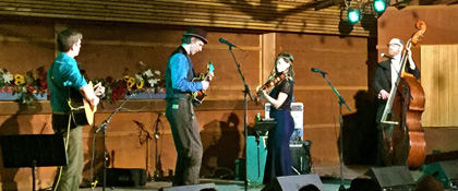 Taarka on the Wildflower Pavilion stage